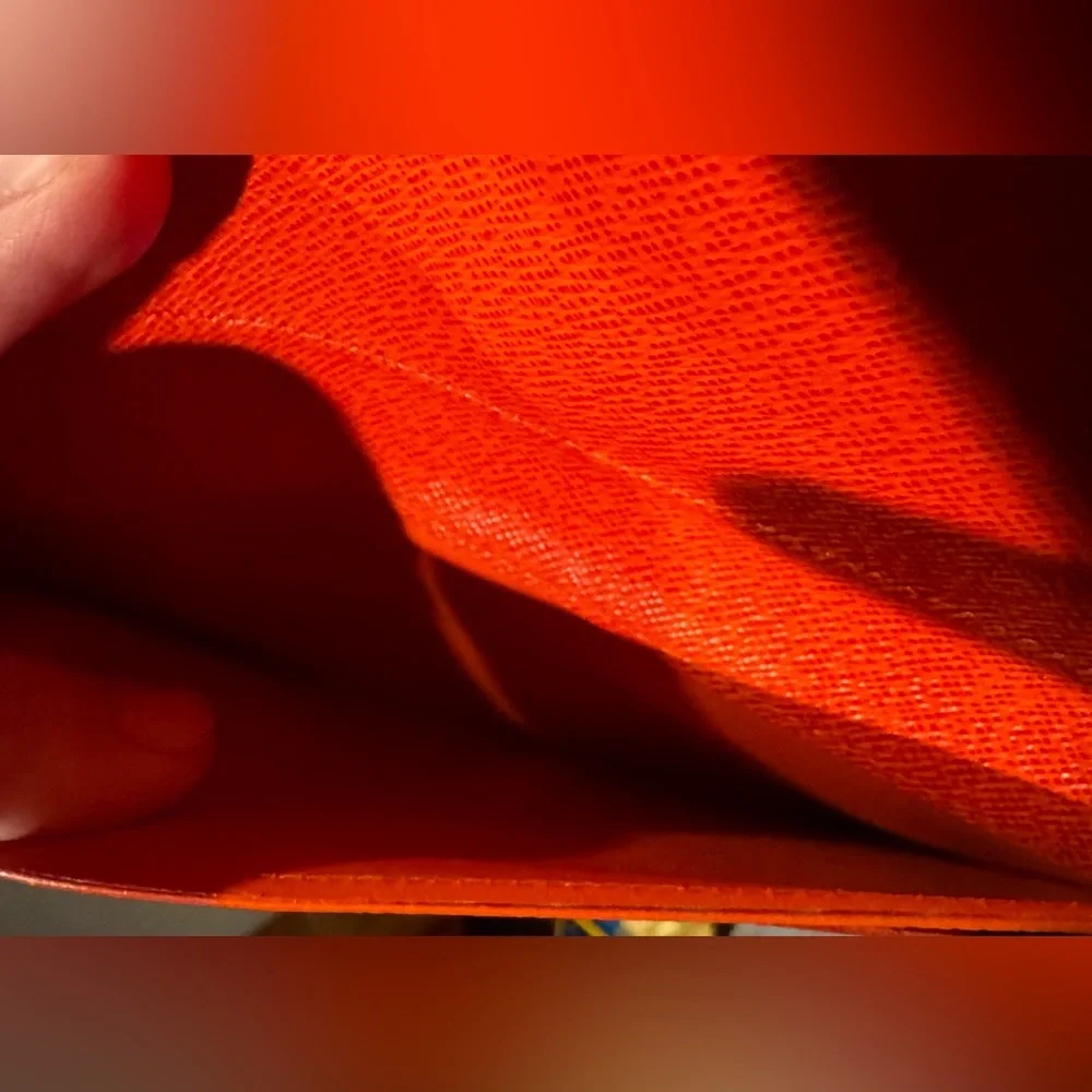 Louis Vuitton Burn Orange Epi Josephine Wallet